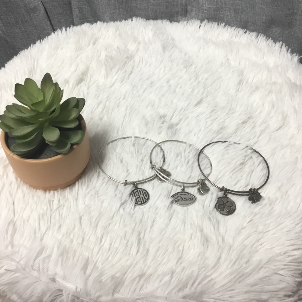 Alex and Ani Silver Bracelets
